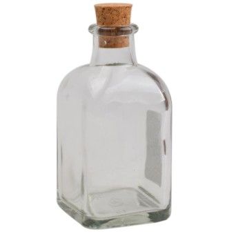 GARRAFA QUADRADA 125ML C/TP CORTIA