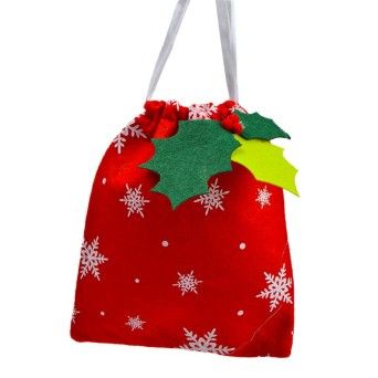 SACO NATAL FELTRO 19X16CM