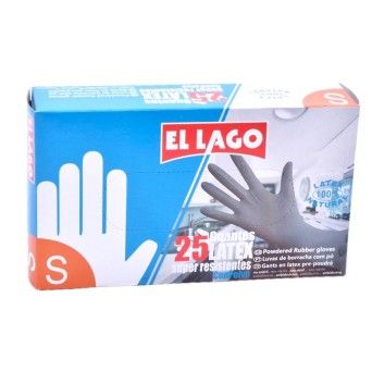 LUVAS LATEX 25UNI. TAM.P