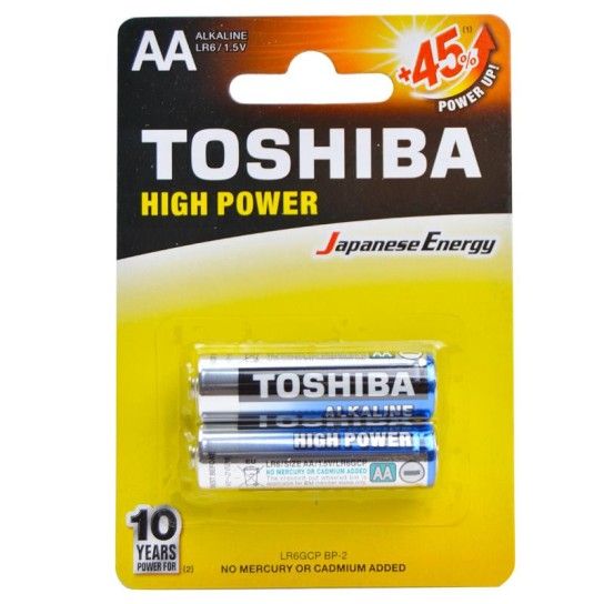 PILHAS TOSHIBA LR06 ALCALINA 2UNI