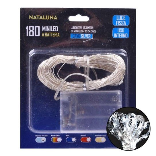 SERIE NATAL 180MICROLED 18MT BAT BR