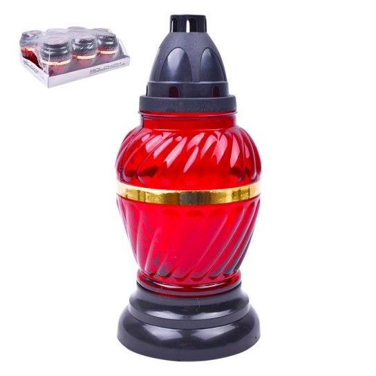 CANDEEIRO VIDRO 24CM Z-25 CX9