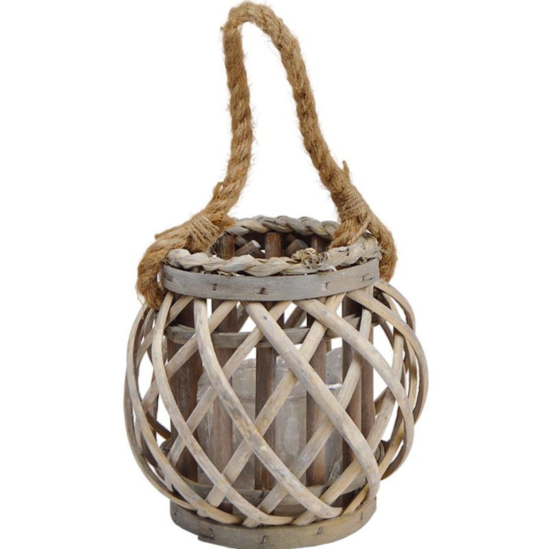 PORTA VELAS MAD. C/ CORDA