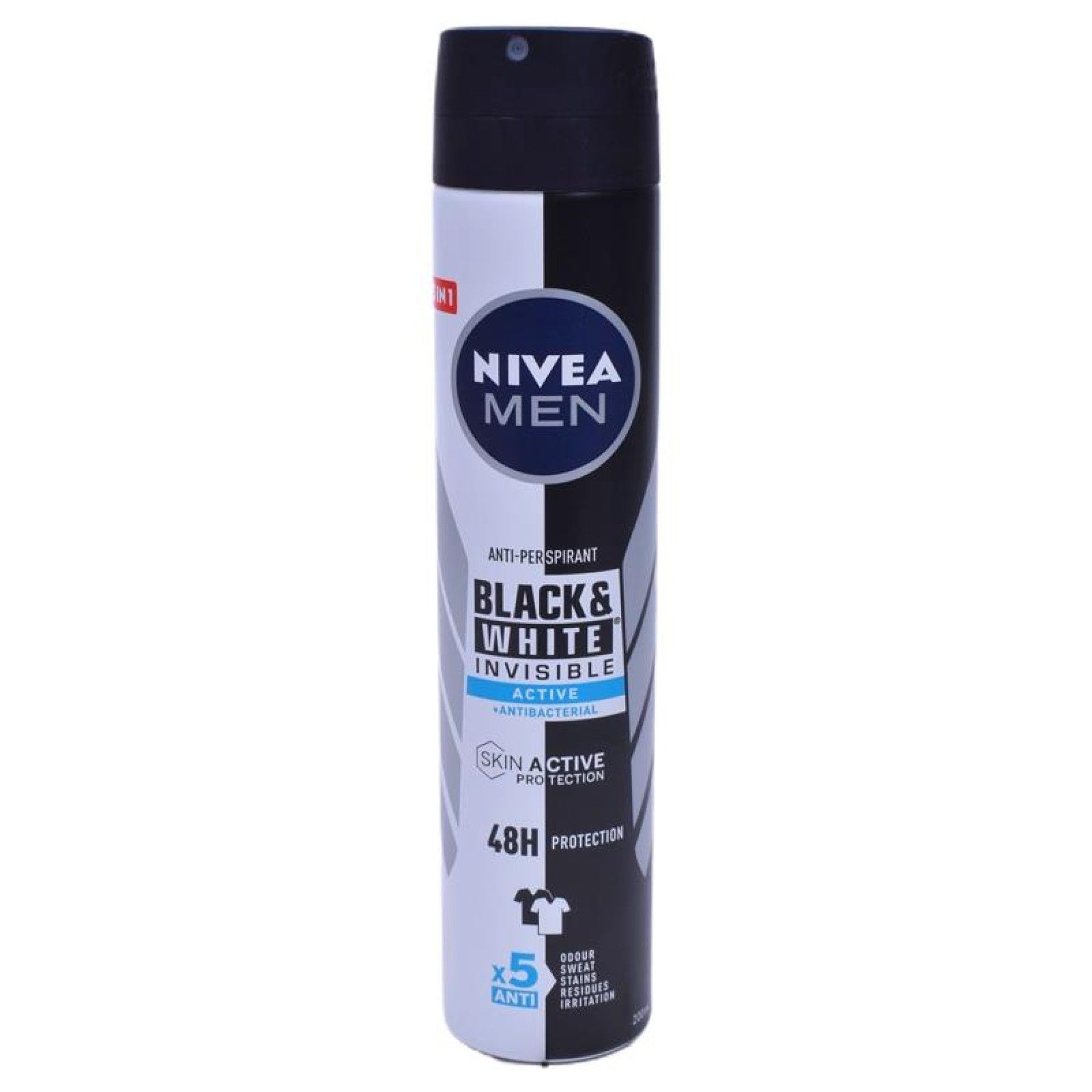 NIVEA DEO SPRAY B&W INVISIBLE ACTIVE200ML NIVEA DEO SPRAY B&W INVISIBLE ACTIVE200ML