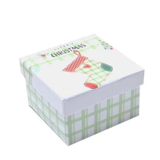 CAIXA CARTAO NATAL 8X8X5CM