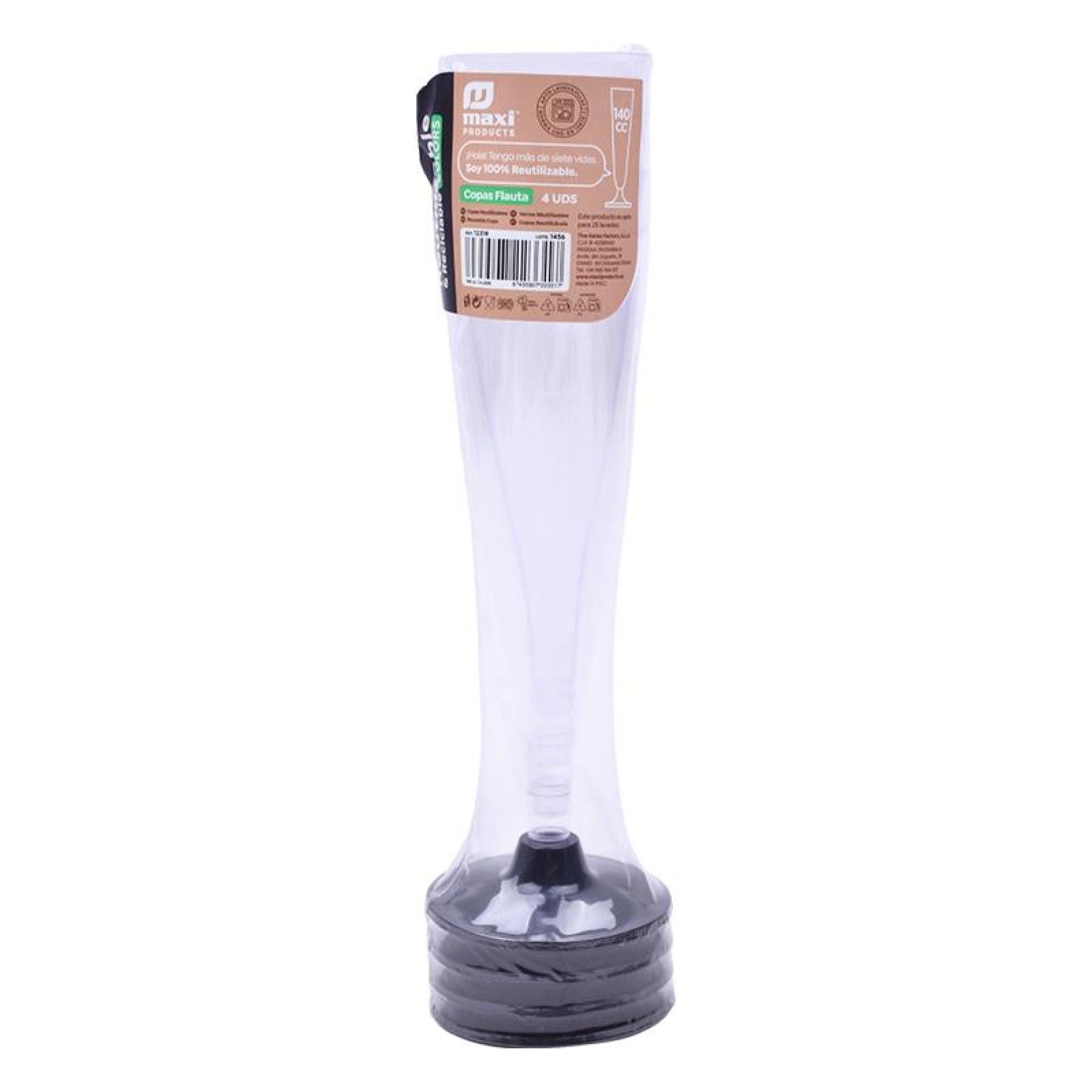 COPO FLUTE 140CC PRETO REUTIL CX36 COPO FLUTE 140CC PRETO REUTIL CX36