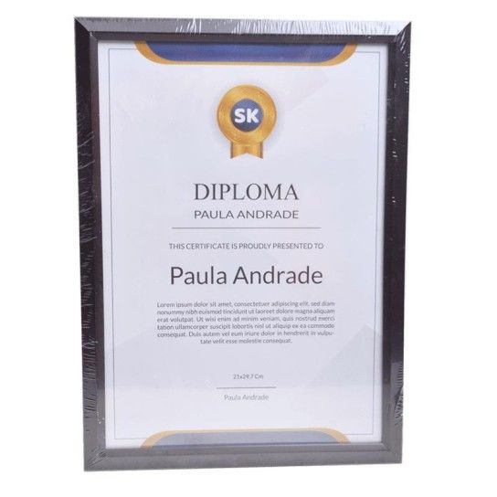 PORTA DIPLOMA 21X29,7CM 1404-090-A CX48