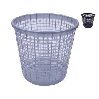 CESTO PAPEIS PRETO/CINZA