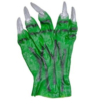 LUVAS CARNAVAL VERDES C/UNHAS