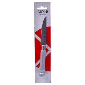 FACA MESA CABO CINZA 9CM