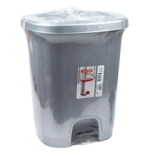 BALDE C/PEDAL 27L PRATA 1206112