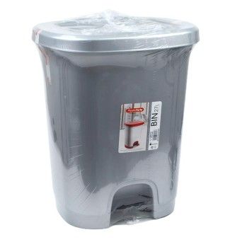 BALDE C/PEDAL 27L PRATA 1206112