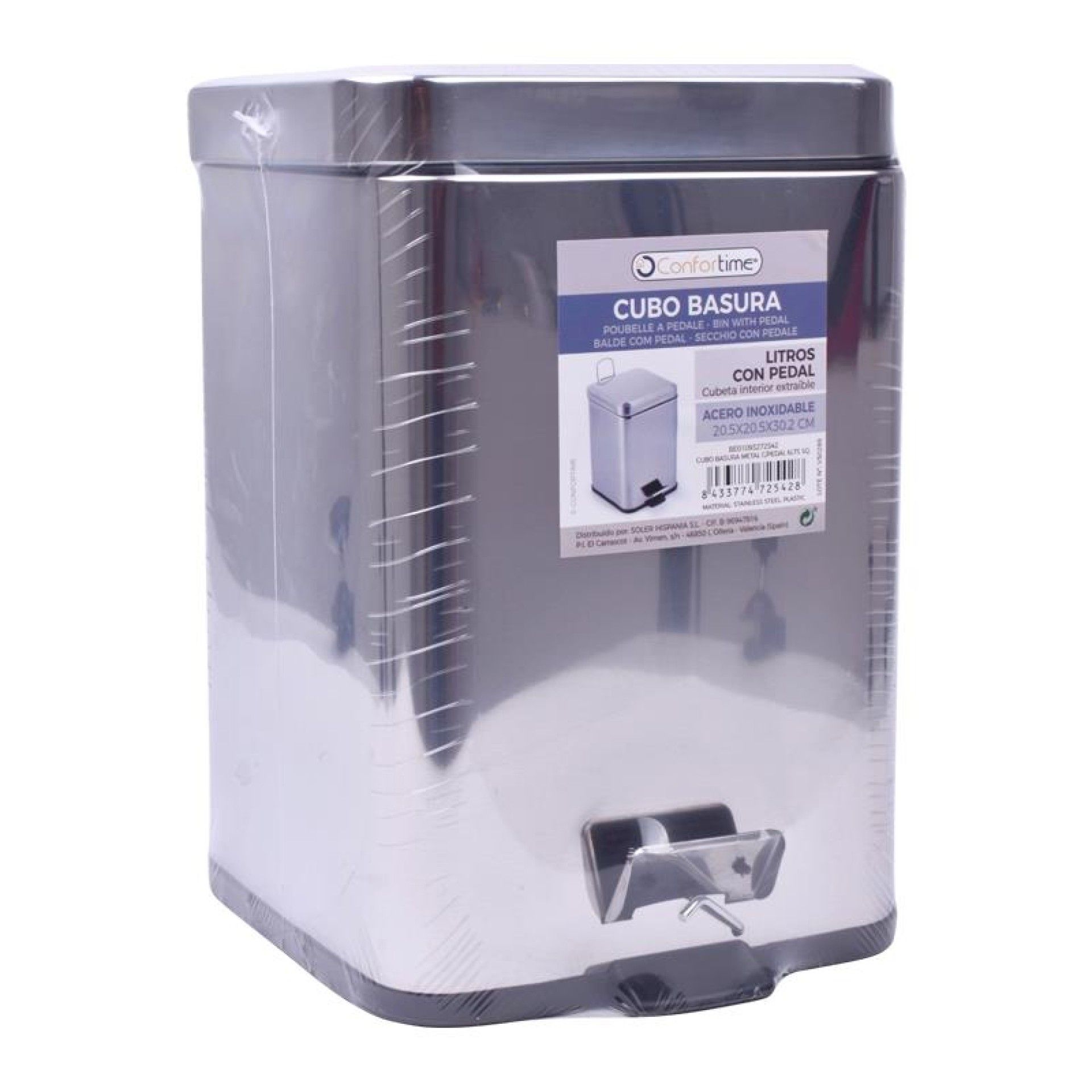 BALDE LIXO METAL C/PEDAL 6LTS CONFORT BALDE LIXO METAL C/PEDAL 6LTS CONFORT