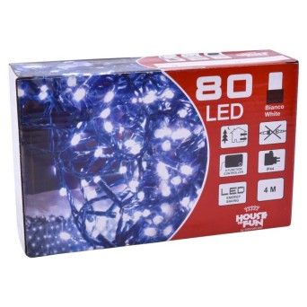 SERIE NATAL 80 LED BRANCA