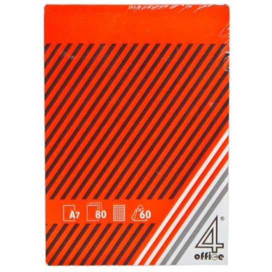 BLOCO PAPEL A7 80FLS QUAD. BLOCO PAPEL A7 80FLS QUAD.