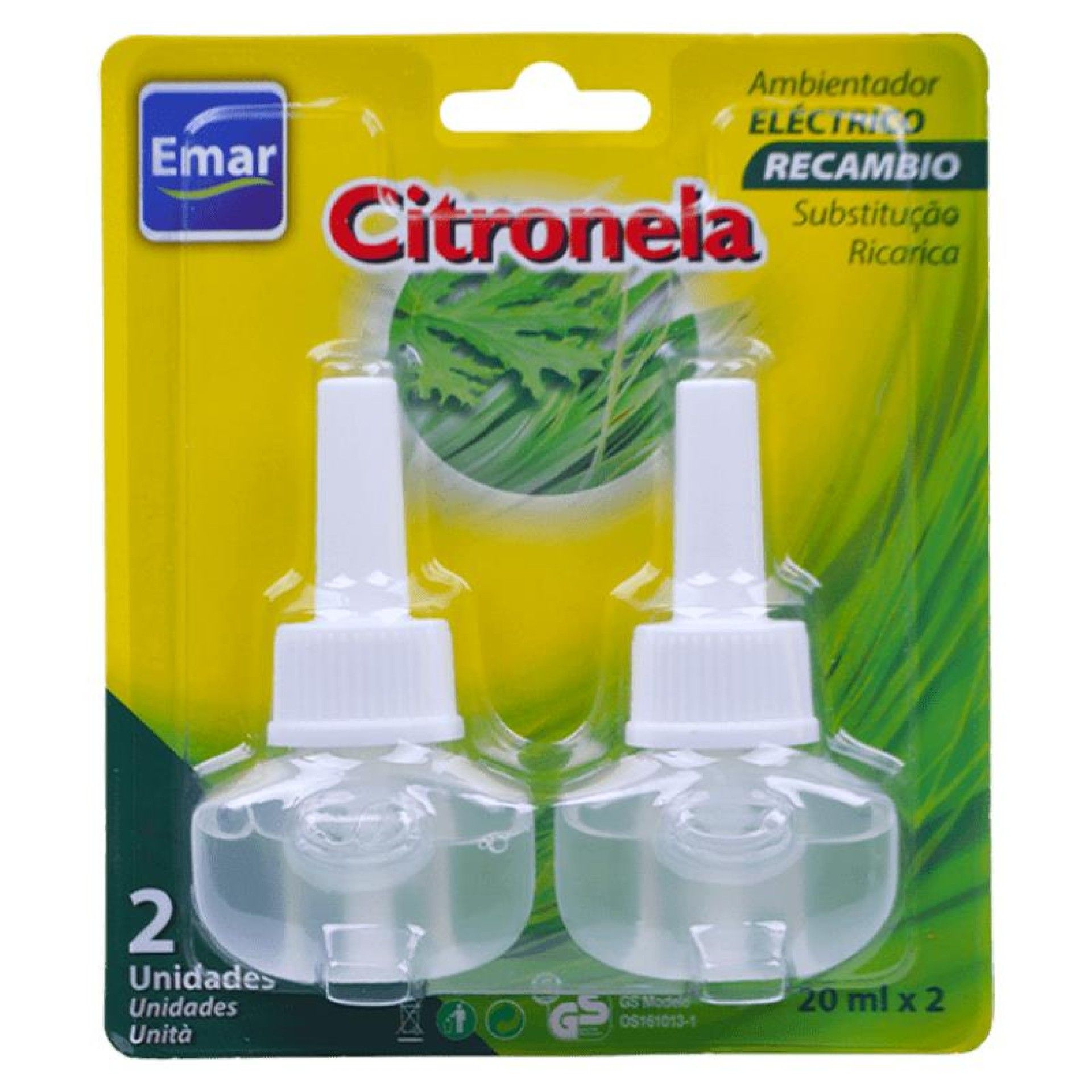 AMBIENTADOR CITRONELA 2X20GR 11815 AMBIENTADOR CITRONELA 2X20GR 11815