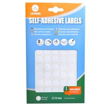 ETIQ. AUTO-ADESIVAS 13MM 350UN