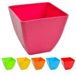 VASO PLASTICO BAMBU 19X17CM VASO PLASTICO BAMBU 19X17CM