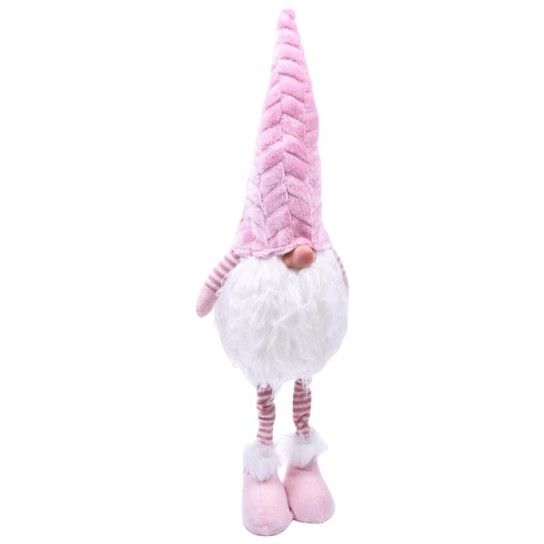 GNOMO 65CM C / LUZ VELUDO RO