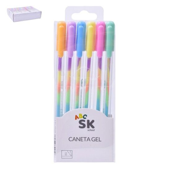 CANETA ARCO-IRIS 6UN 2556-053-06 CX288