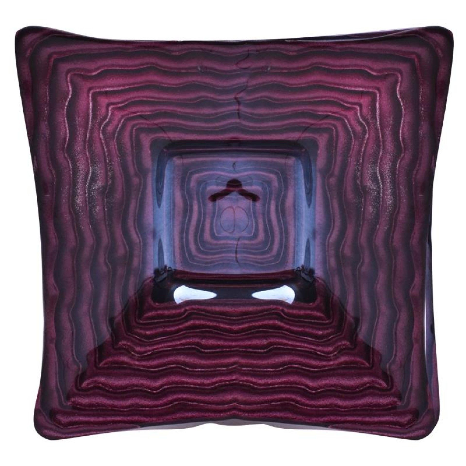 PRATO VIDRO QUAD. ROXO CX6 PRATO VIDRO QUAD. ROXO CX6