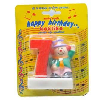 VELA ANIVERSARIO C/ MUSICA N 7