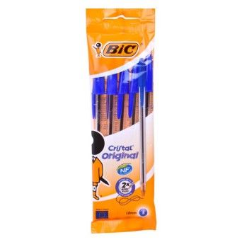 CANETA BIC CRISTAL 5UNI. AZUL