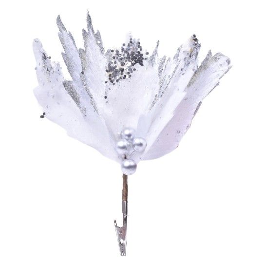 FLOR BRC/PRT 25CM C/CLIP 306160599