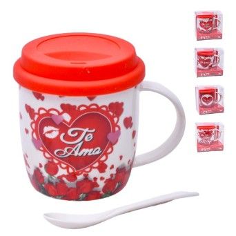 SET CANECA E COLHER 8,5X9 2645-104-01 CX72