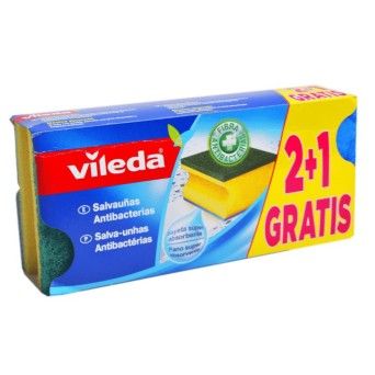 ESFREGAO SALVAUNHAS VILEDA 2+1UNI