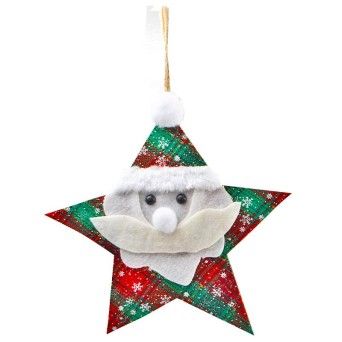 ESTRELA NATAL CARTAO P/ PENDURAR