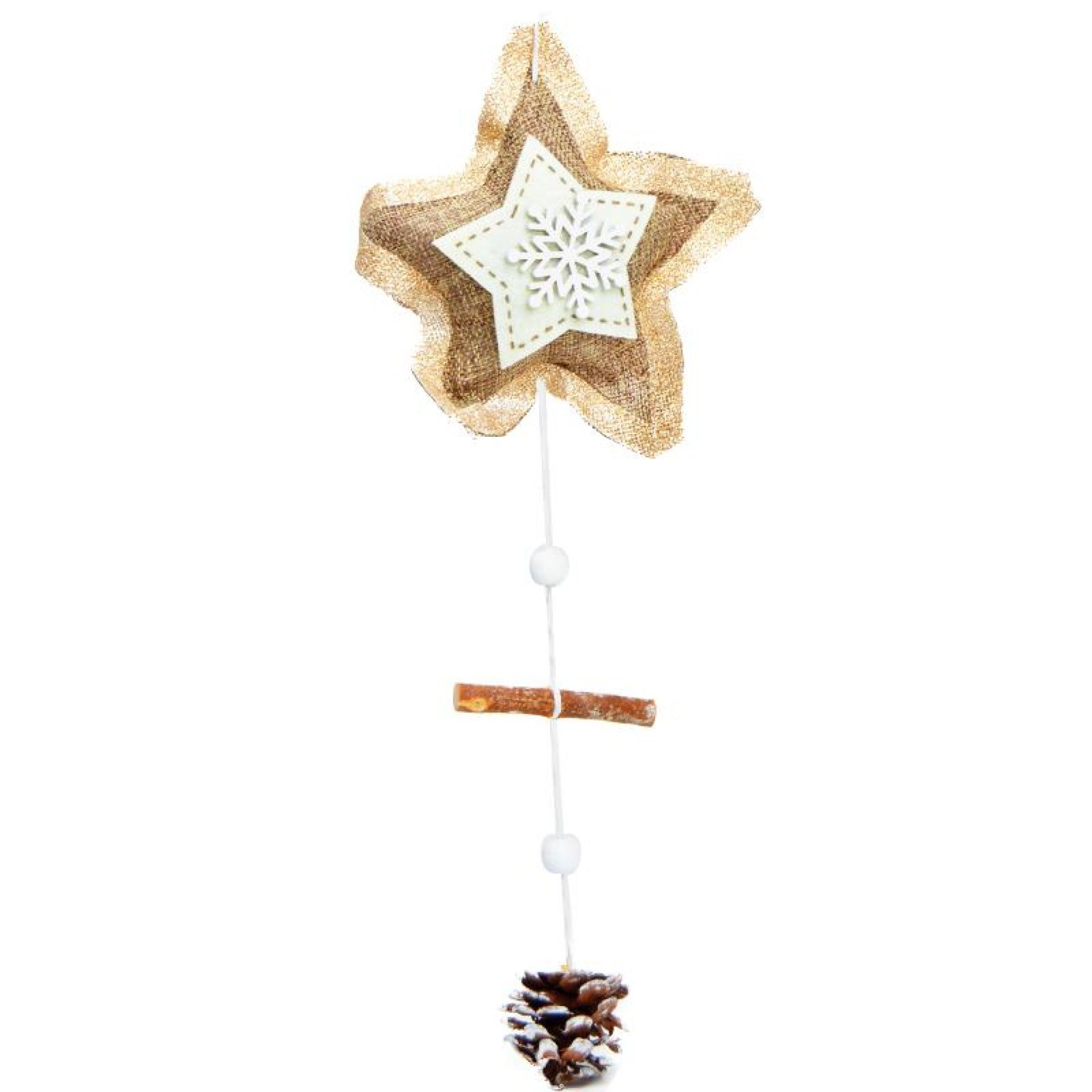 ESTRELA NATAL DOUR. C/ PINHA