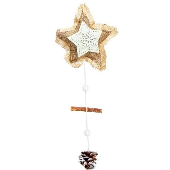 ESTRELA NATAL DOUR. C/ PINHA