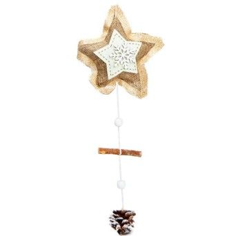ESTRELA NATAL DOUR. C/ PINHA
