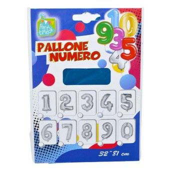 BALAO NUMERO 4 AZUL C/ 81 CM