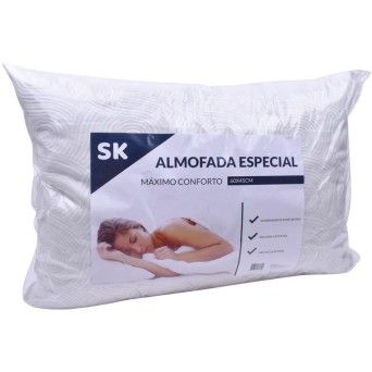 ALMOFADA BRANCA ESPECIAL 60X45 CX12