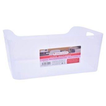 CESTO MULTIUSOS TRANSP 36,5X26X14,5CM