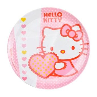 PRATO RASO MELAMINA HELLO KITTY CX120