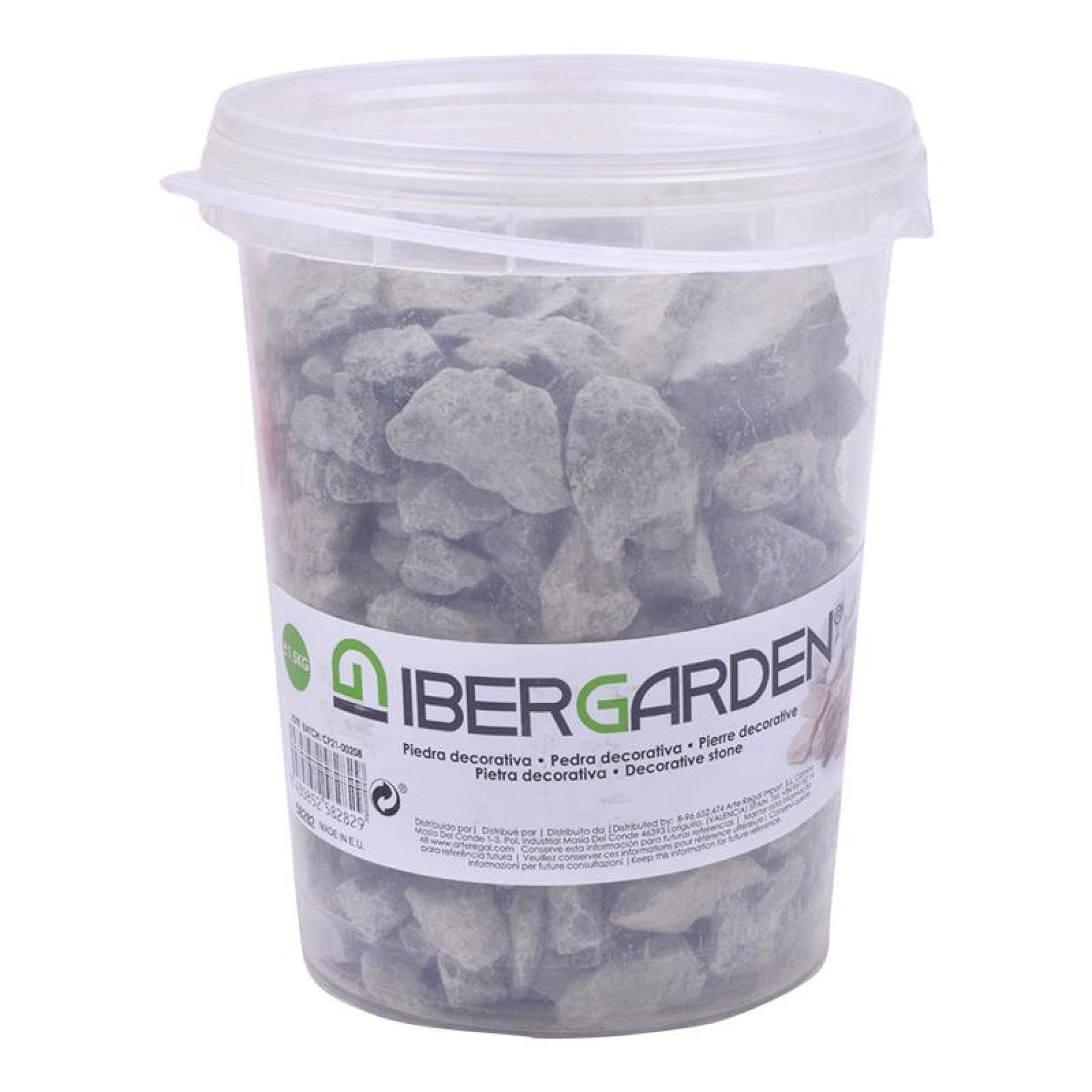 FRASCO PEDRAS PEQUENA 1,5KG CINZA ESCURO FRASCO PEDRAS PEQUENA 1,5KG CINZA ESCURO