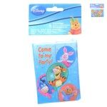 CONVITES WINNIE POOH 6UNI