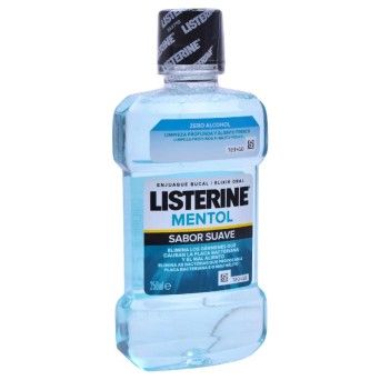LISTERINE 250ML MENTOL SUAVE 250ML CX6