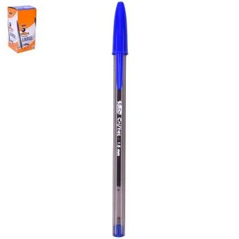 CANETA BIC LARGE AZUL 50UN