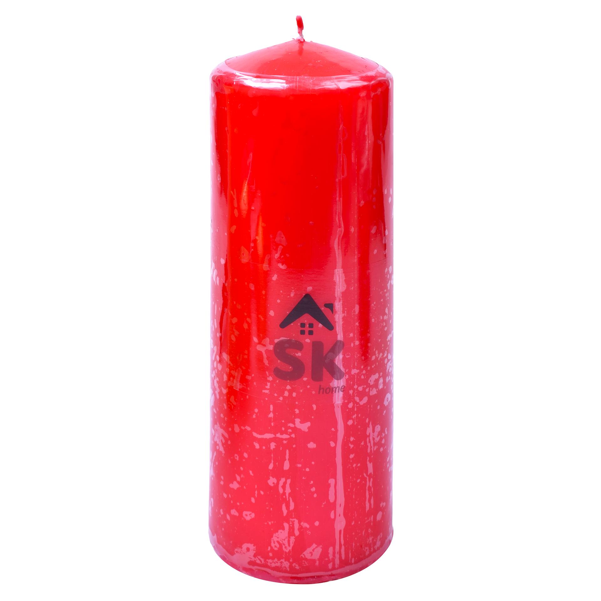 VELA PILLAR 7X20CM VERM CX24 VELA PILLAR 7X20CM VERM CX24
