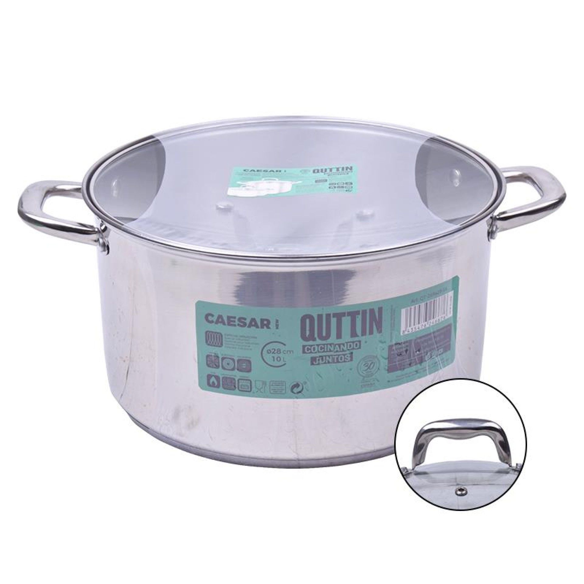 PANELA INOX INDU�AO 28CM 269428-1A