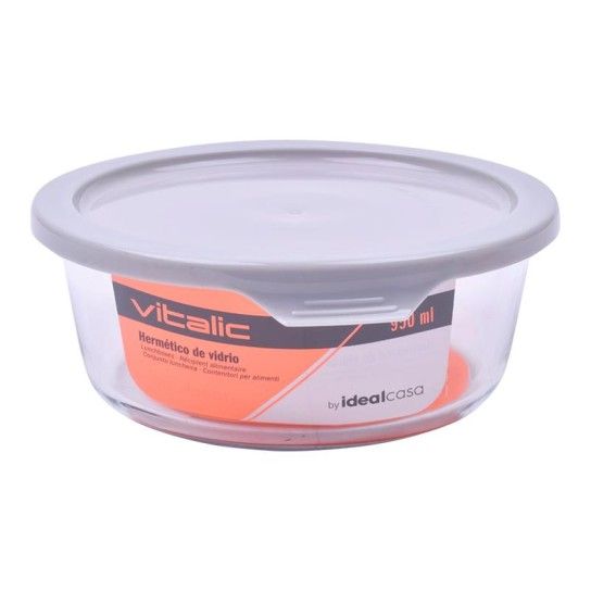 HERMETICO VIDRO RED 950ML 17.5X7CM CX12