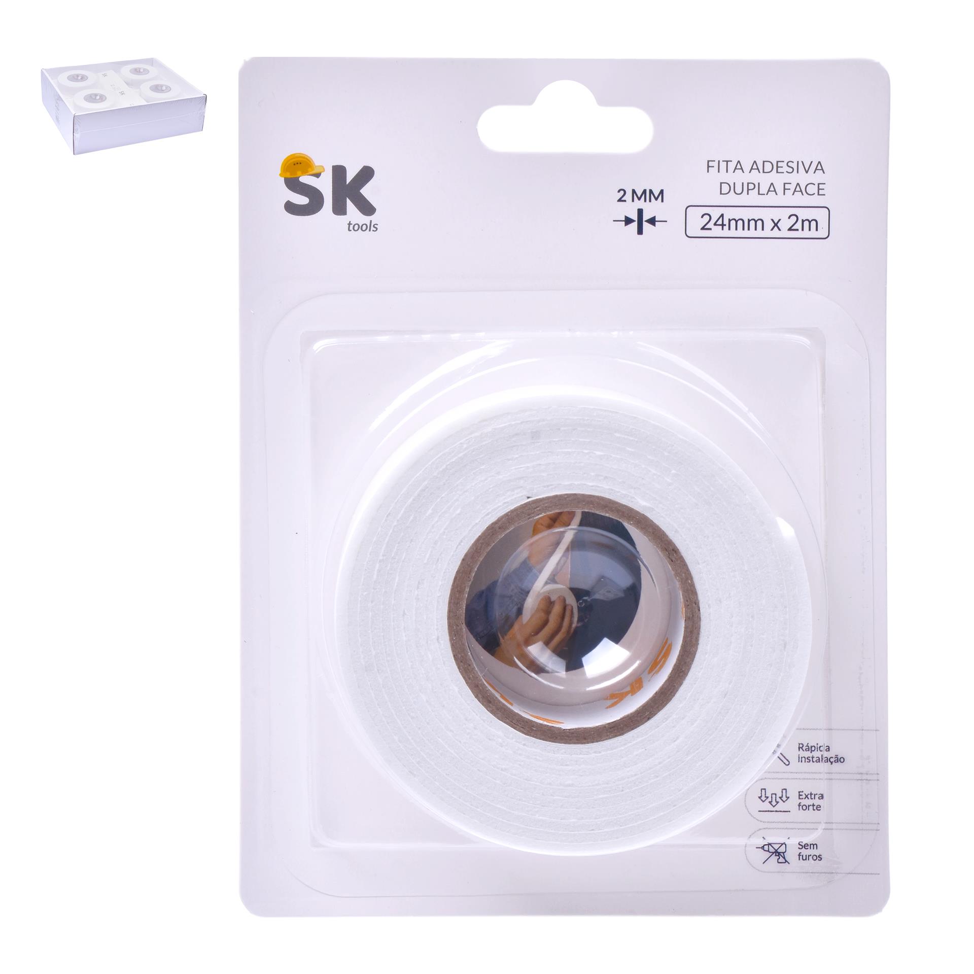 FITA DUPLA FACE 2,4CMX2M 2796065-02 CX144 FITA DUPLA FACE 2,4CMX2M 2796065-02 CX144