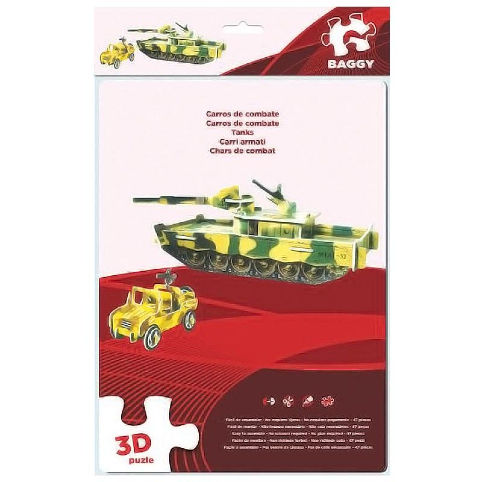 PUZZLE 3D 47PÇS AST0520 PUZZLE 3D 47PÇS AST0520