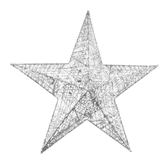 ESTRELA PRT C/LUZ 60CM 2590-100B-60 CX25
