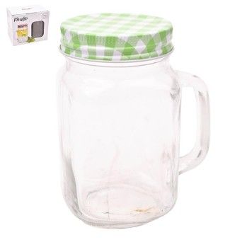 JARROS CONJ 2 430ML LISO TAMPA SORT 3 COR