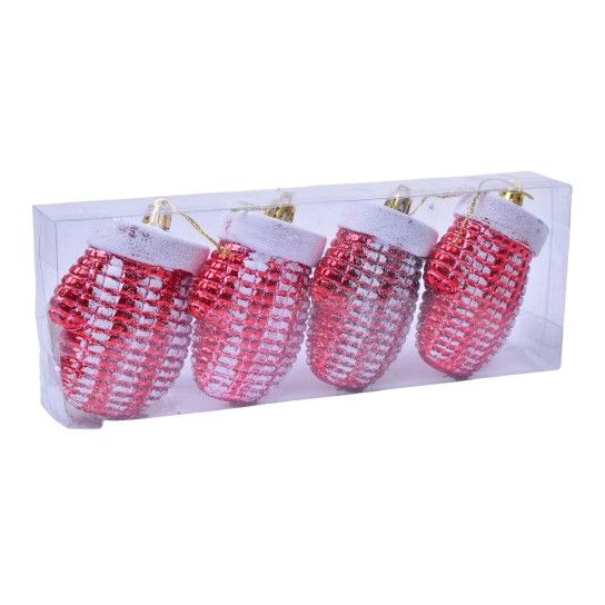 PENDENTE NATAL 4PC 10X8CM 2976-004 CX60